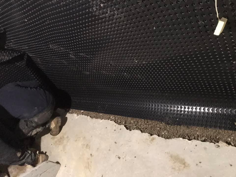 Completed waterproofing project by ESK Waterproofing